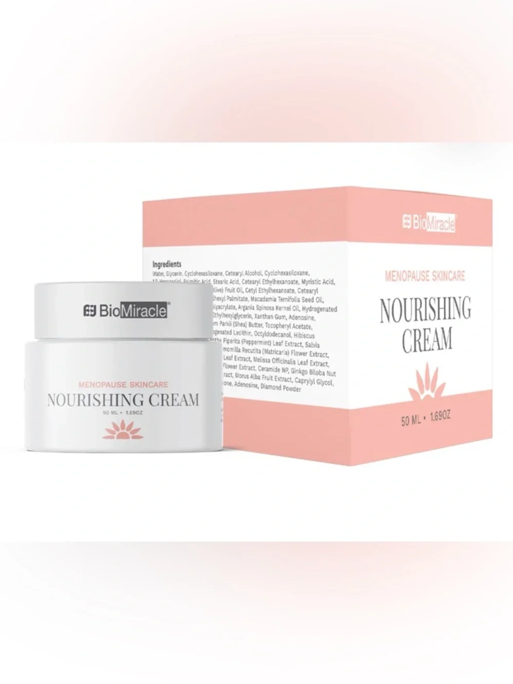 BioMiracle | Menopause Skincare Nourishing Cream | Aging Moisturizing Unisex NWT